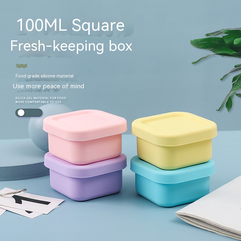 Food Storage Safety - 어린이용 밀폐형 실리콘 도시락통, 야외용 전자레인지