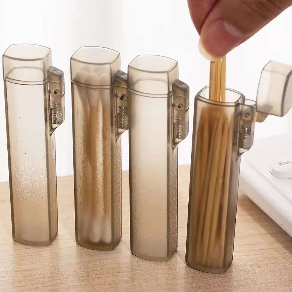 Food Storage In Restaurant - 휴대용 이쑤시개 케이스 1/2pcs 야외 여행을위한