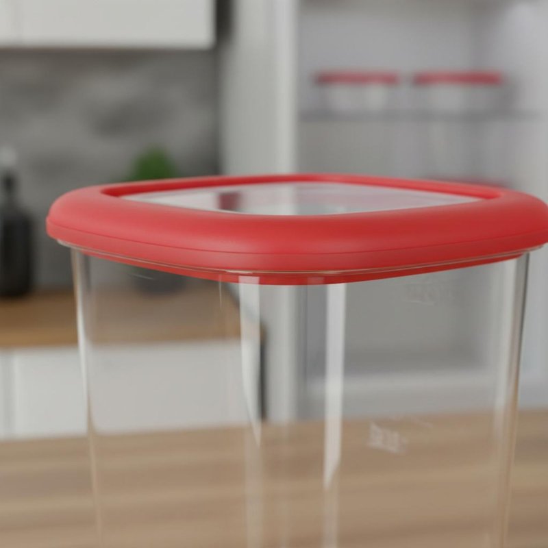 Food Storage Bins - 6개의 밀폐 식품 보관 용기 세트,