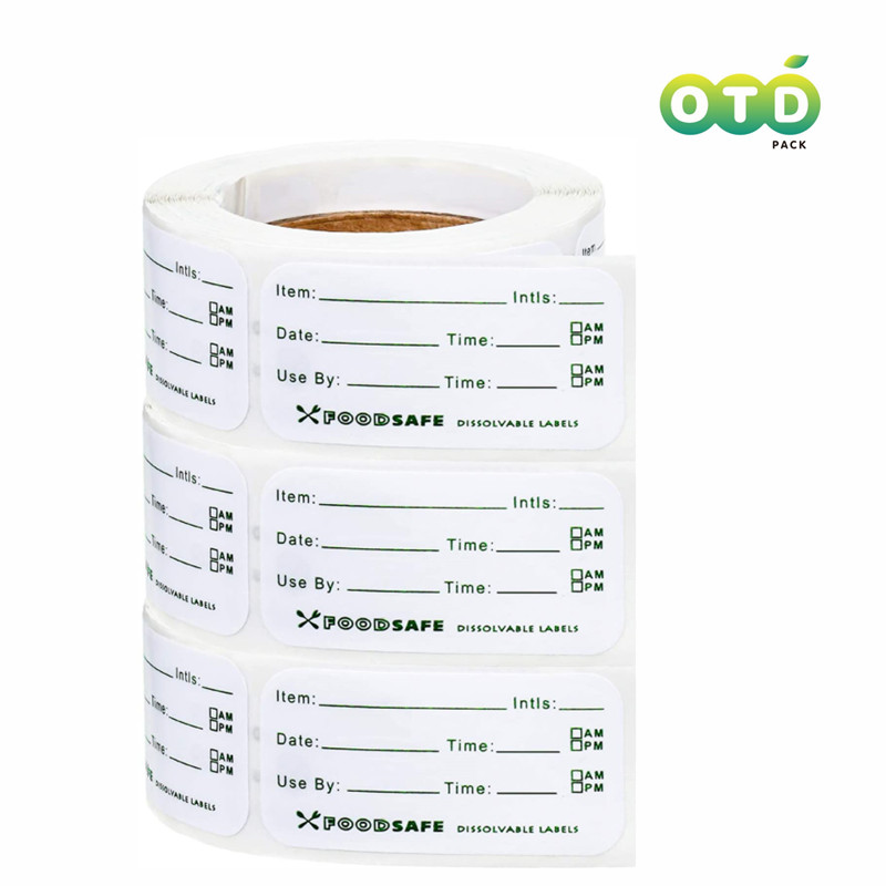 Food Storage In Restaurant - 300/pcs 식품 저장 라벨 접착제 이동식
