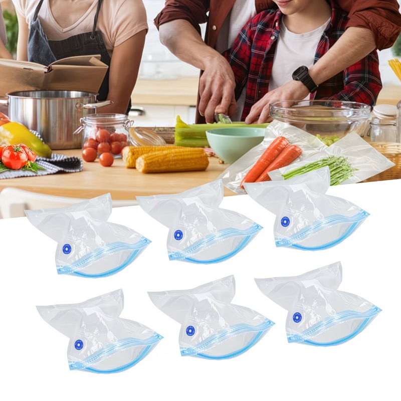 Food Storage Long Term - 전문 진공 포장기 가방 세트 (핸드