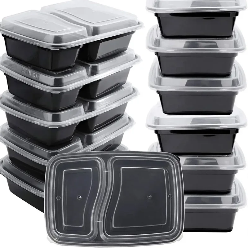 Food Storage Safety - 10 세트 뚜껑이 있는 일회용 식품