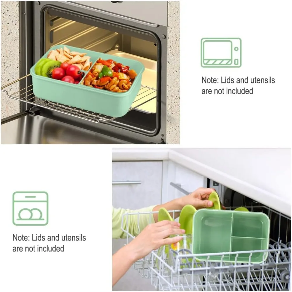 1200ML 성인용 도시락, 사무실 피크닉용, 누수 방 - Food Storage Safety 리뷰 및 가격