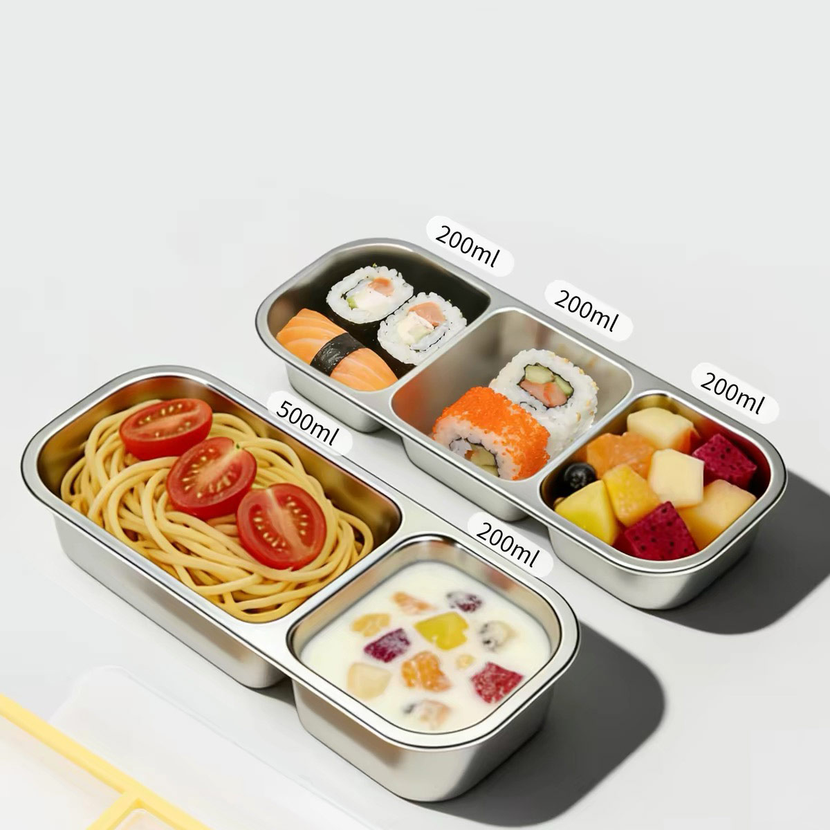 스테인리스 스틸 뚜껑 있는 식품 보관 용기, 식품 등급 - Food Storage Time 리뷰 및 가격