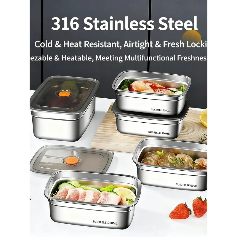 대용량 스테인리스 스틸 누수 방지 밀폐형 도시락통, 캠 - Food Storage Safety 리뷰 및 가격