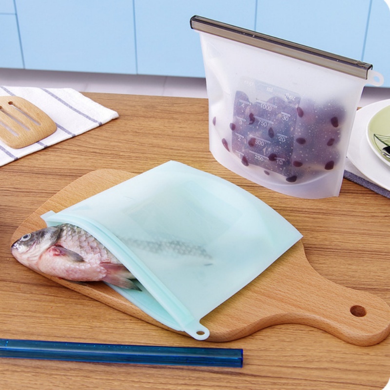 5pcs 실리콘 식품 저장 용기 누출 방지 용기 재사용 - Food Storage Bags Reusable 리뷰 및 가격