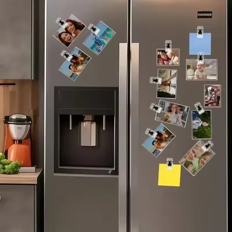 마그네틱 클립 플라스틱 투명 흰색 자석 냉장고 스티커  - Food Storage Notes 리뷰 및 가격