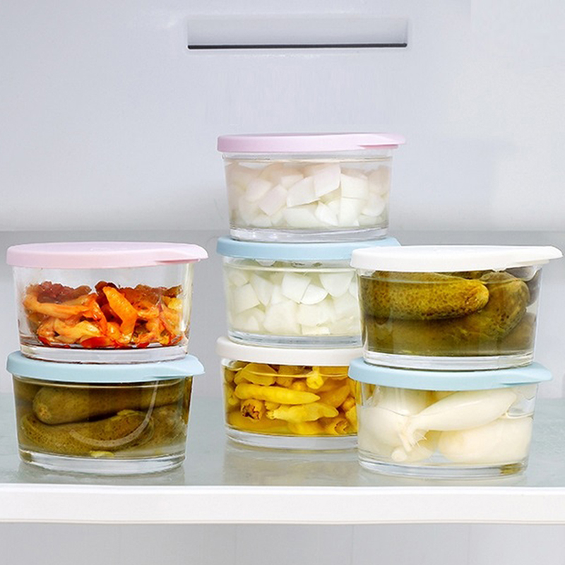 ● 전자레인지 사용 가능 원형 식품 보관 용기 고붕규산 - Food Storage Time 리뷰 및 가격