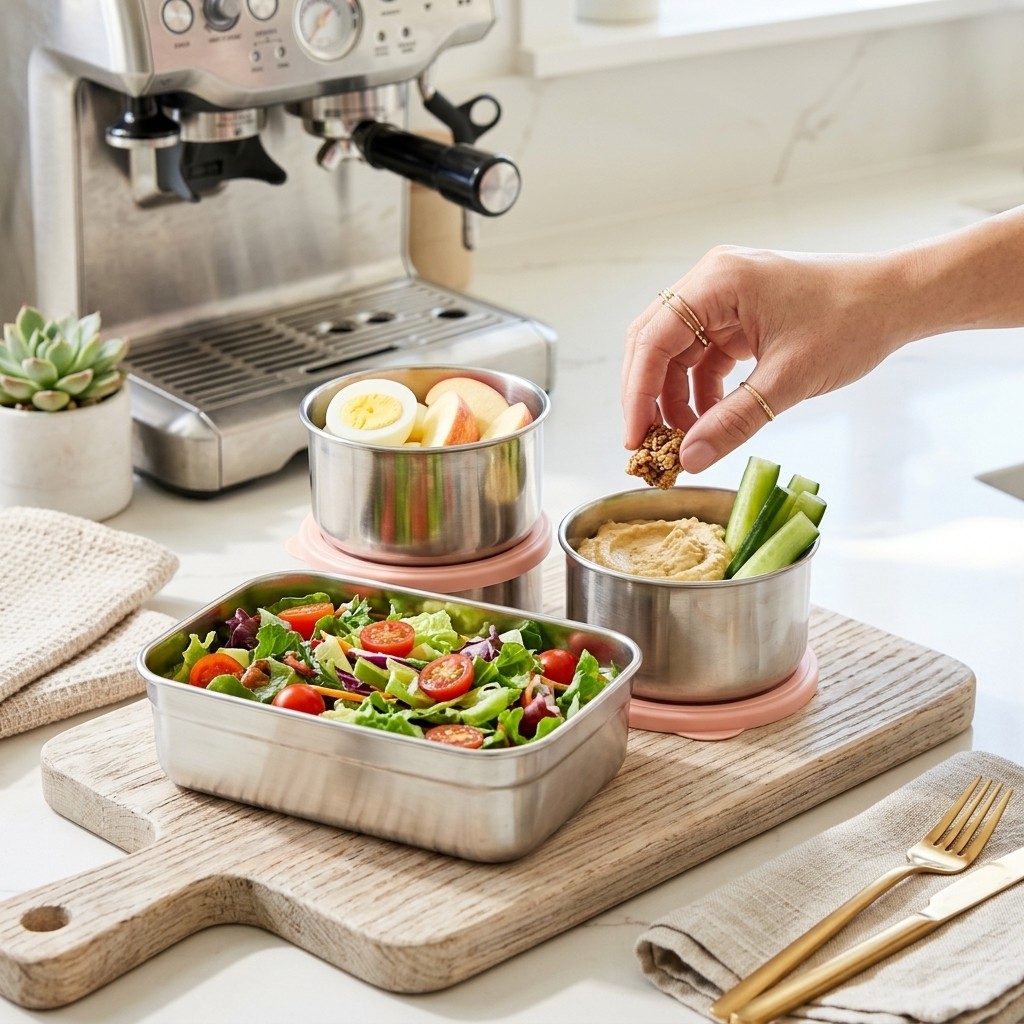 전자레인지 사용 가능 304 스테인리스 도시락 세트 벤 - Food Storage Safety 리뷰 및 가격