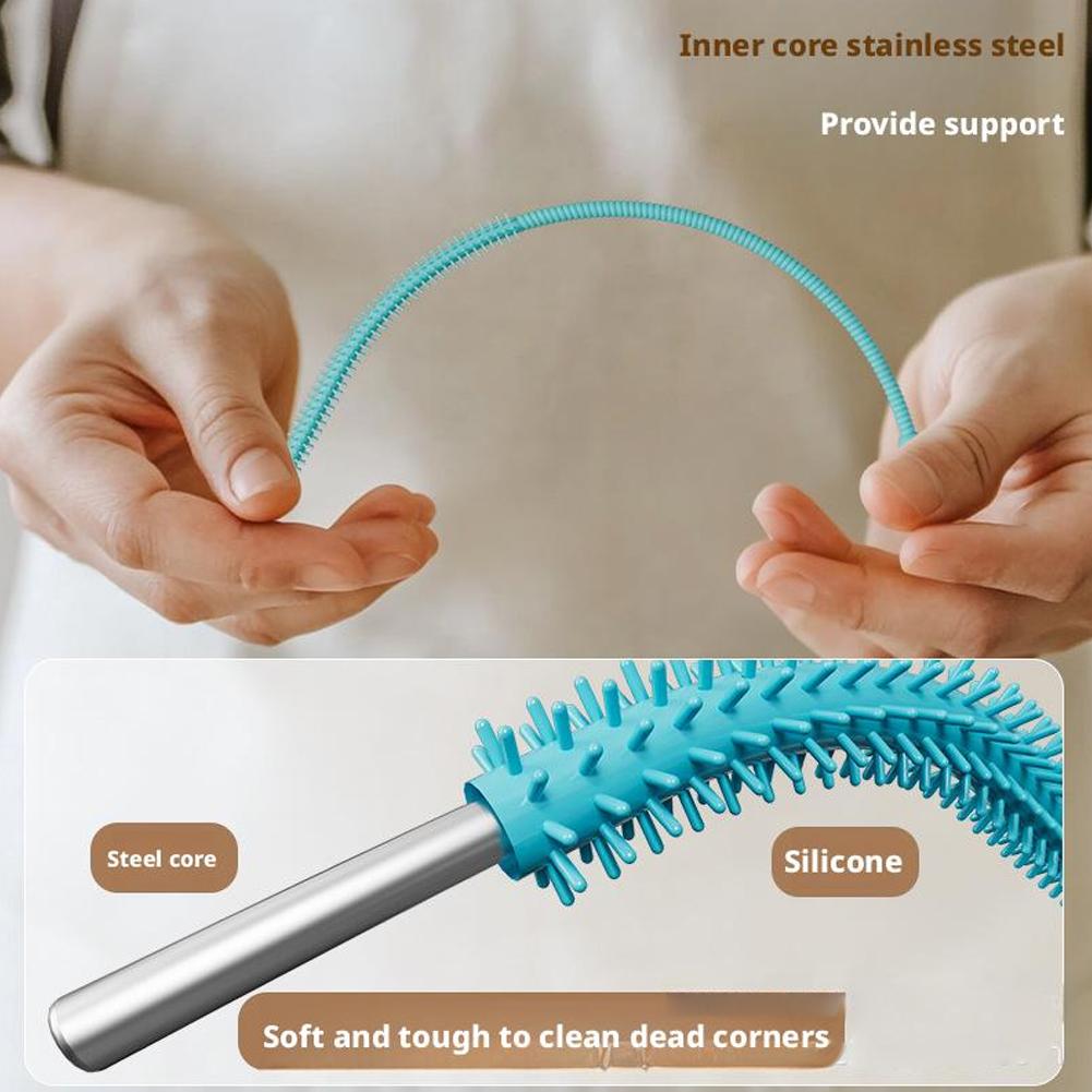 2개입 25cm 실리콘 빨대 브러쉬, 재사용 가능한 빨 - Food Storage Long Term 리뷰 및 가격