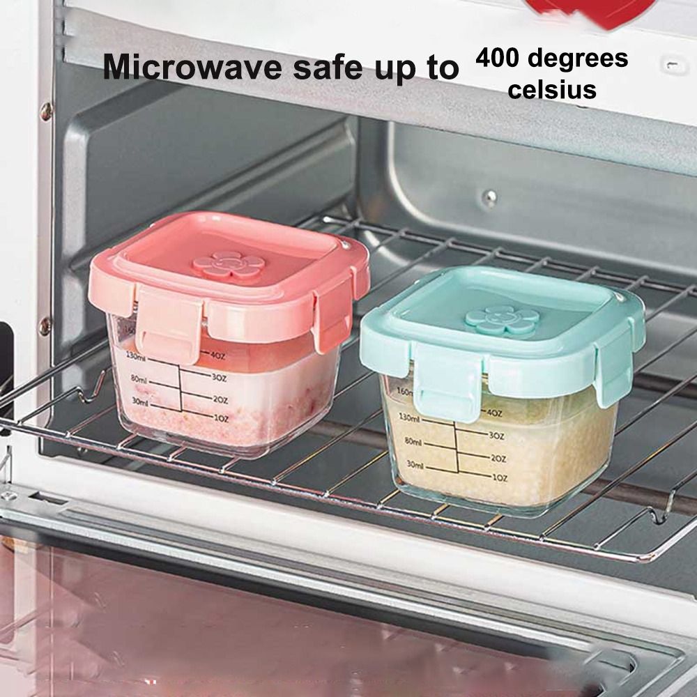 항아리 전자 레인지 안전 유아용 유리 식품 보관함, 냉 - Food Storage Safety 리뷰 및 가격
