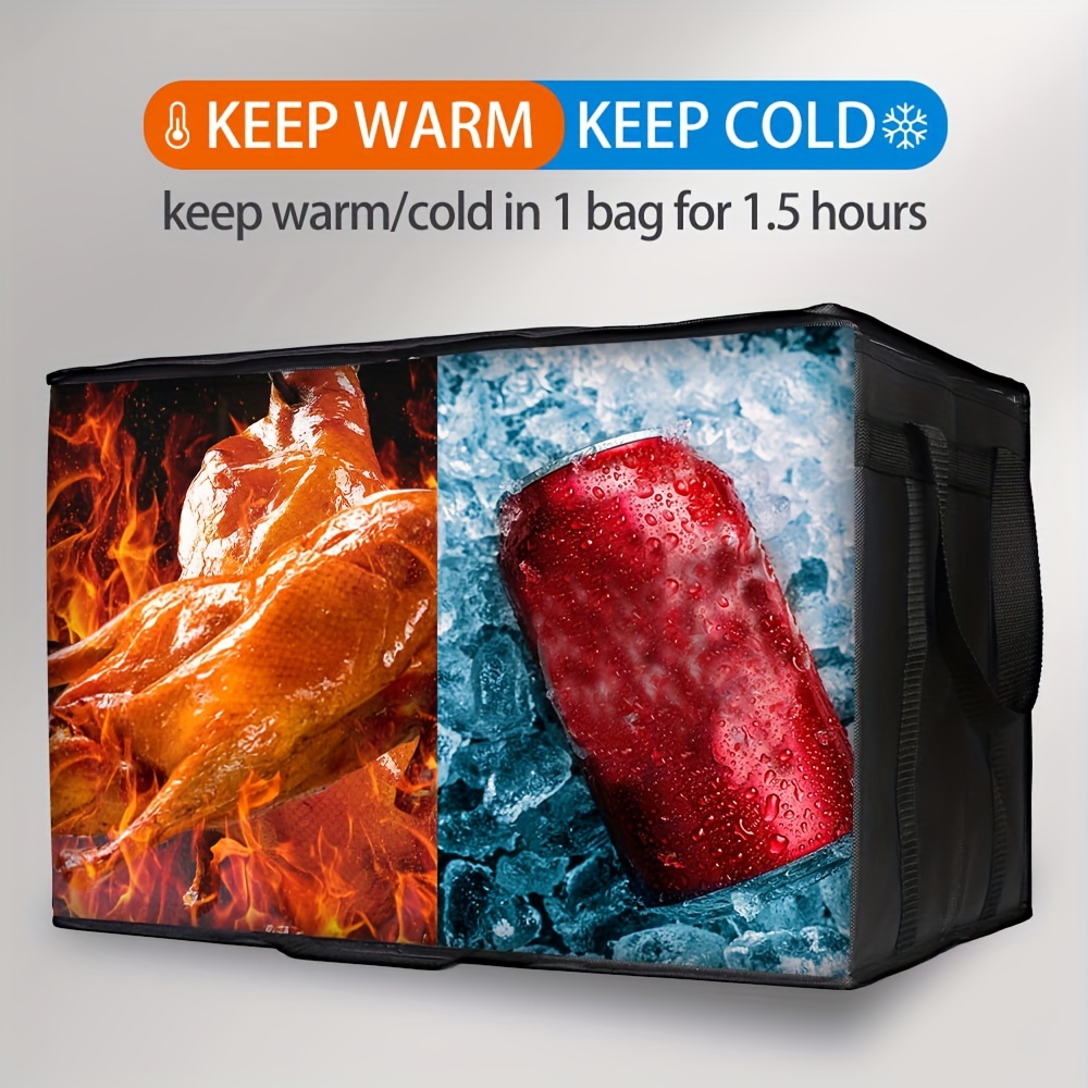 재사용 가능한 접이식 절연 식품 가방, 피자 테이크아웃 - Food Storage Bags Reusable 리뷰 및 가격