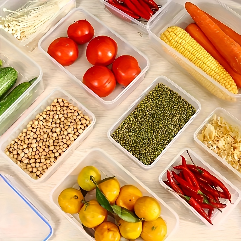 8Pcs 용기 4개 뚜껑 4개 세트 주방 밀폐용기 플라 - Food Storage Bins 리뷰 및 가격