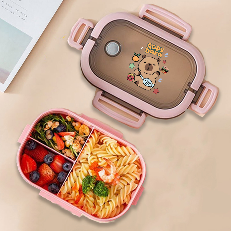 Capybara 도시락 상자 애니메이션 동물 인쇄 식품 - Food Storage Time 리뷰 및 가격