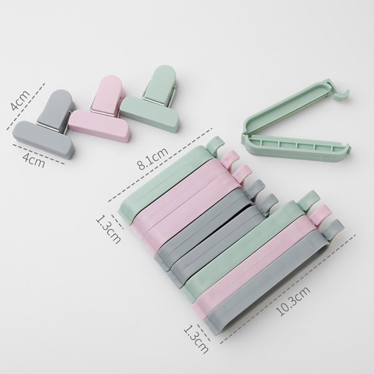 12pcs 혼합 색상 플라스틱 씰링 클립 식품 저장용  - Food Storage Zip Bags 리뷰 및 가격