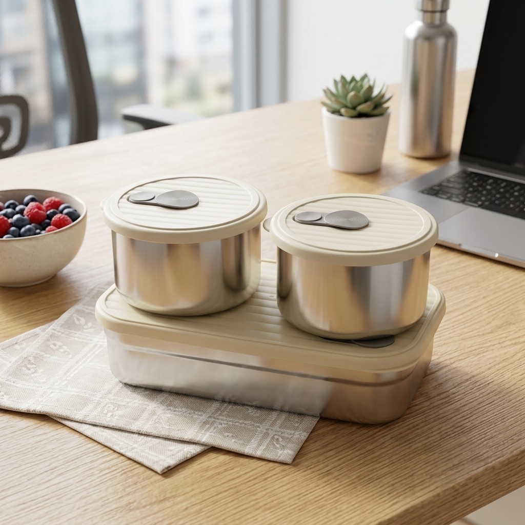 전자레인지 사용 가능 304 스테인리스 도시락 세트 3 - Food Storage Safety 리뷰 및 가격