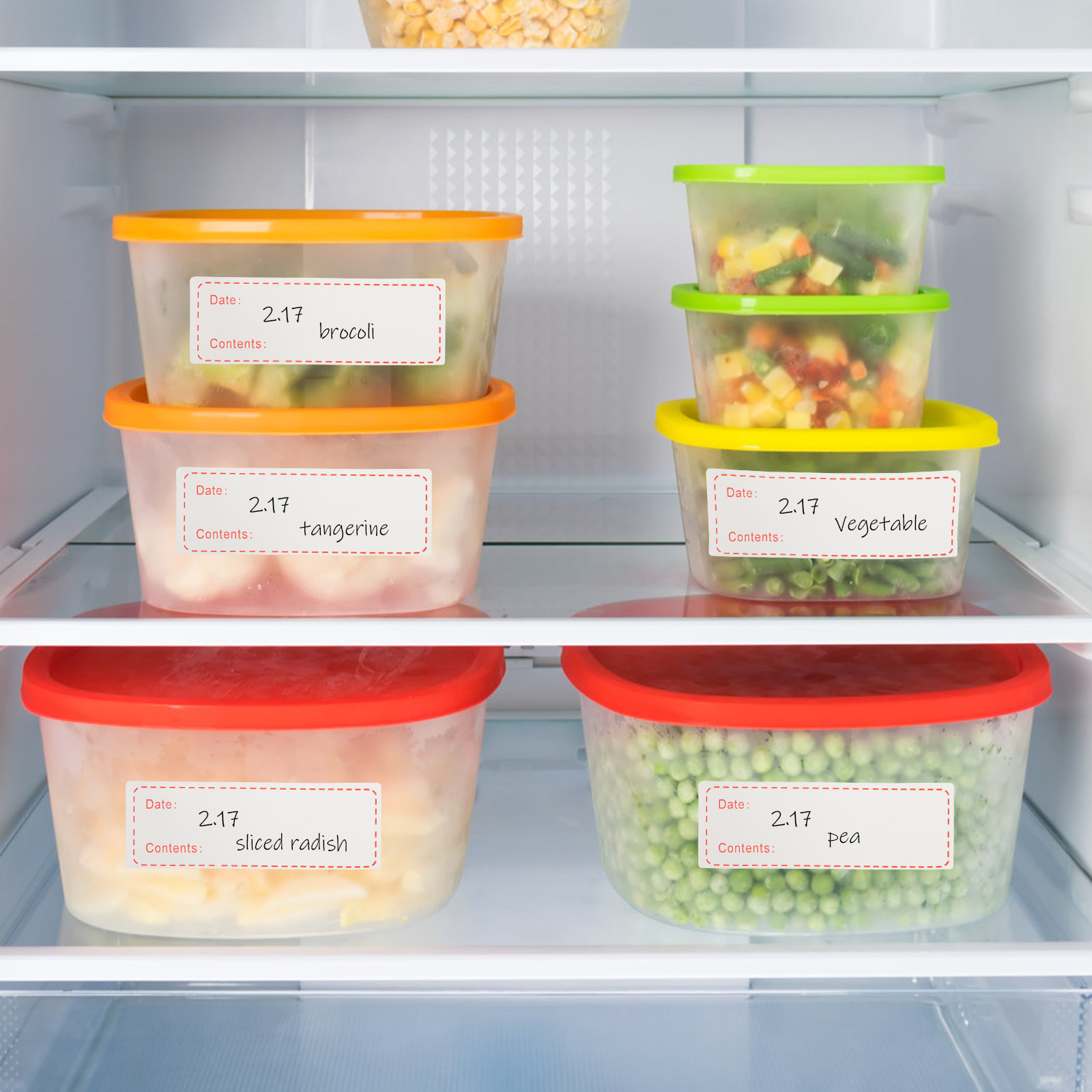 3롤 식품 보관 라벨, 탈부착 가능, 냉동실 사용 가능 - Food Storage In Restaurant 리뷰 및 가격