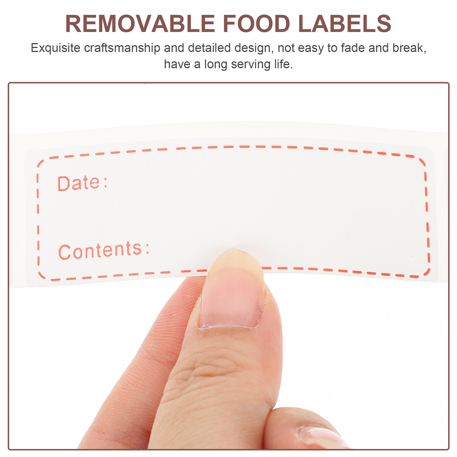 3롤 식품 보관 라벨, 탈부착 가능, 냉동실 사용 가능 - Food Storage In Restaurant 리뷰 및 가격