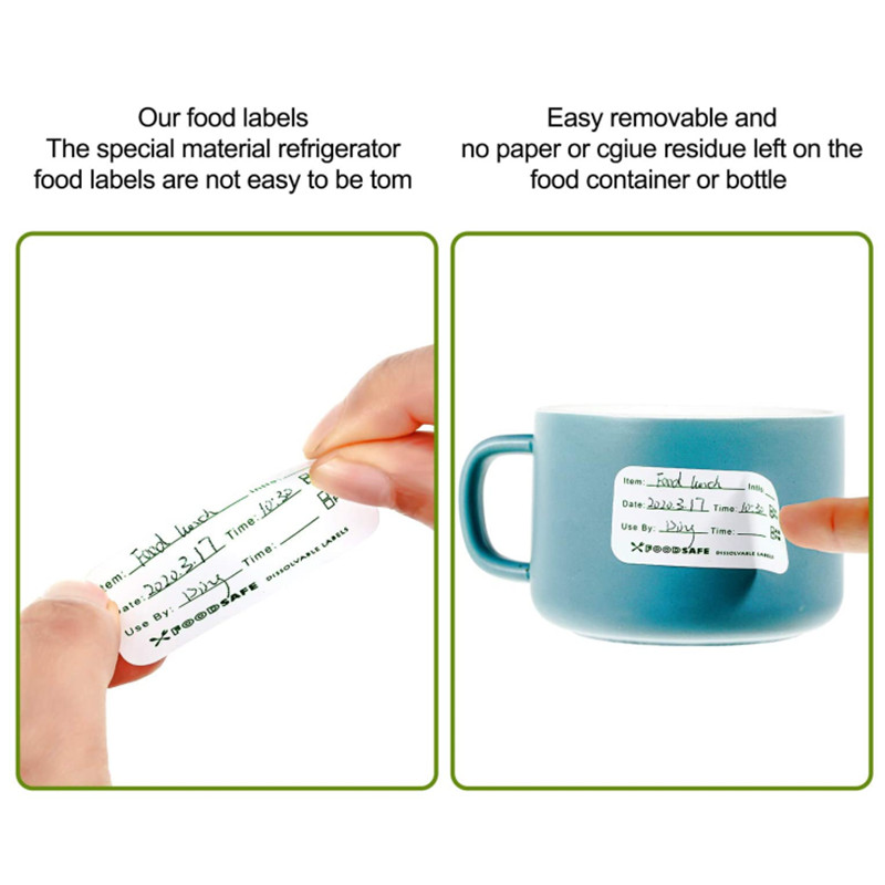 300/pcs 식품 저장 라벨 접착제 이동식 식품 라벨 - Food Storage In Restaurant 리뷰 및 가격