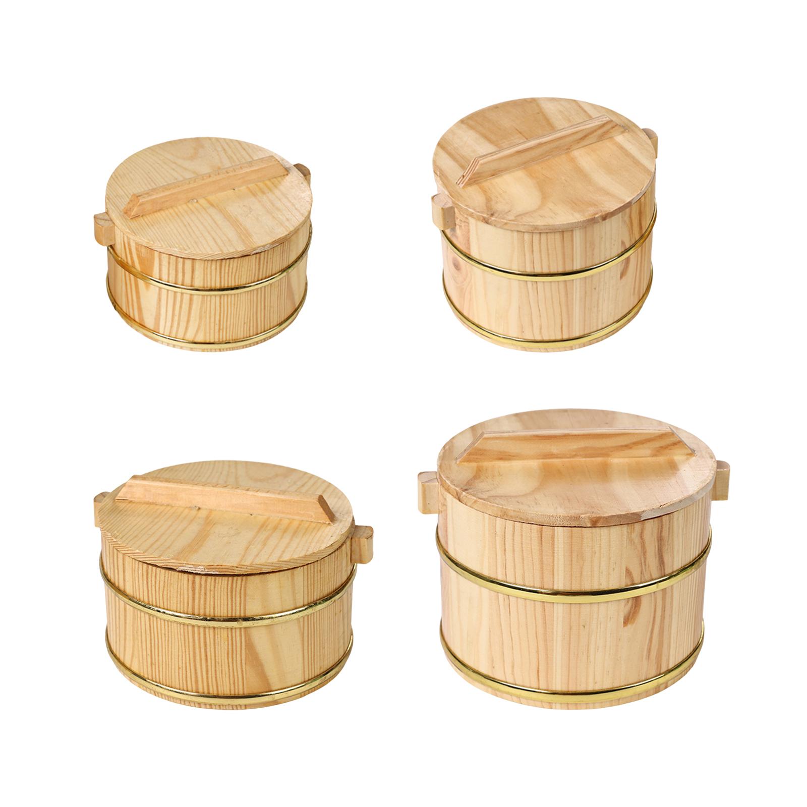 나무 찜밥통 저녁 식사 접시 휴대용 논스틱 스시 밥그릇 - Food Storage In Restaurant 리뷰 및 가격
