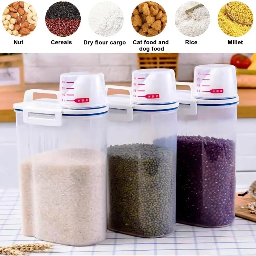 쌀 건조식품 보관 용기 BPA 프리 식품 보존 용기 플 - Food Storage Time 리뷰 및 가격