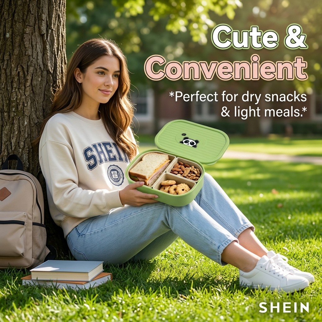 귀여운 플라스틱 분리형 도시락통 어린이 학생 휴대용 밀 - Food Storage Safety 리뷰 및 가격