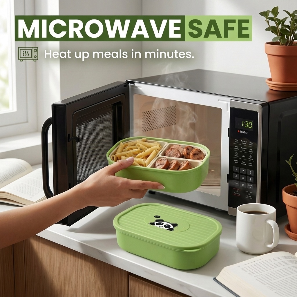 귀여운 플라스틱 분리형 도시락통 어린이 학생 휴대용 밀 - Food Storage Safety 리뷰 및 가격