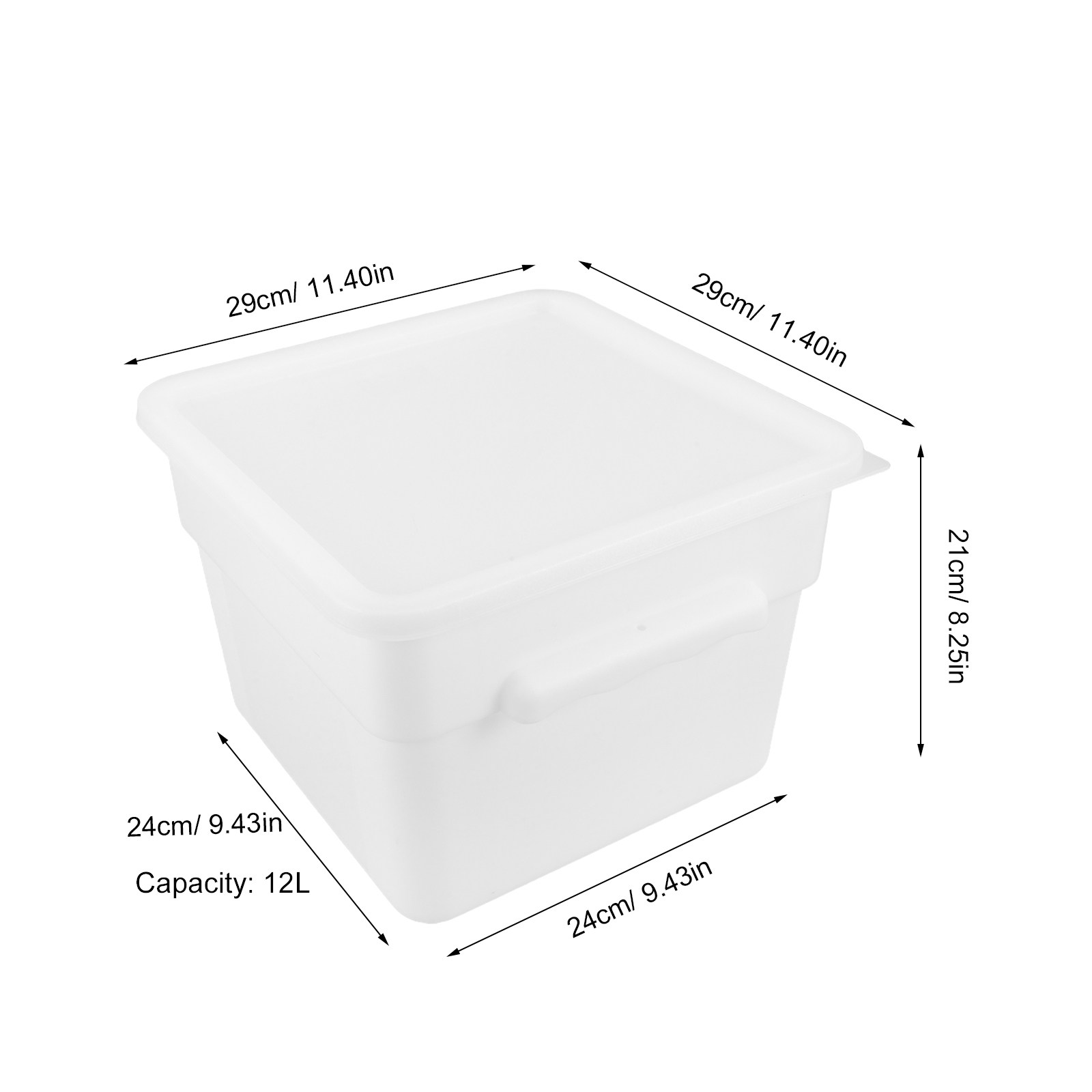 12L 사각형 적층형 플라스틱 식품 보관 용기(뚜껑 포 - Food Storage In Restaurant 리뷰 및 가격