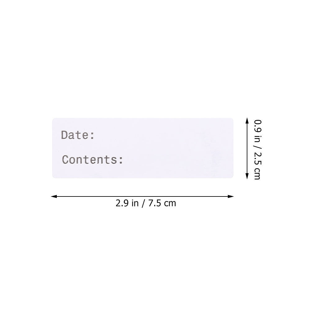 1롤 빈 식품 라벨 스티커, 간편하게 붙이고 떼어낼 수 - Food Storage Notes 리뷰 및 가격