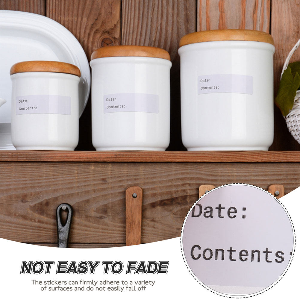 1롤 빈 식품 라벨 스티커, 간편하게 붙이고 떼어낼 수 - Food Storage Notes 리뷰 및 가격