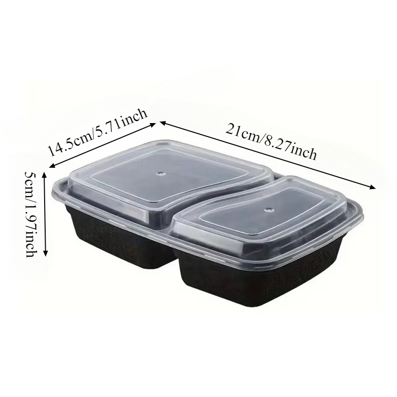 10 세트 뚜껑이 있는 일회용 식품 상자 전자레인지 식 - Food Storage Safety 리뷰 및 가격