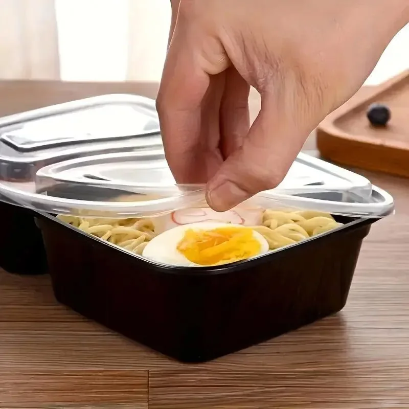 10 세트 뚜껑이 있는 일회용 식품 상자 전자레인지 식 - Food Storage Safety 리뷰 및 가격