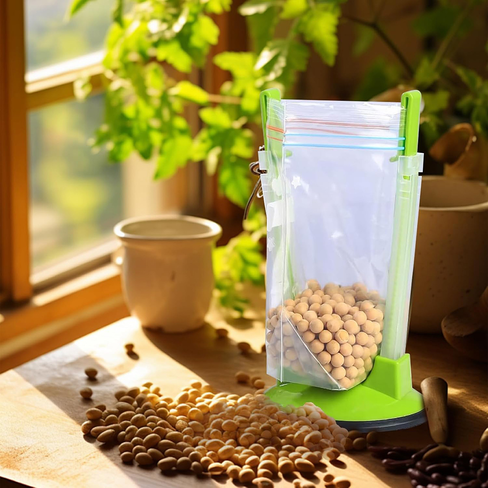 조정 가능 비 슬립 푸드 스토리지 백 홀더 신선한 키우 - Food Storage Bags Reusable 리뷰 및 가격
